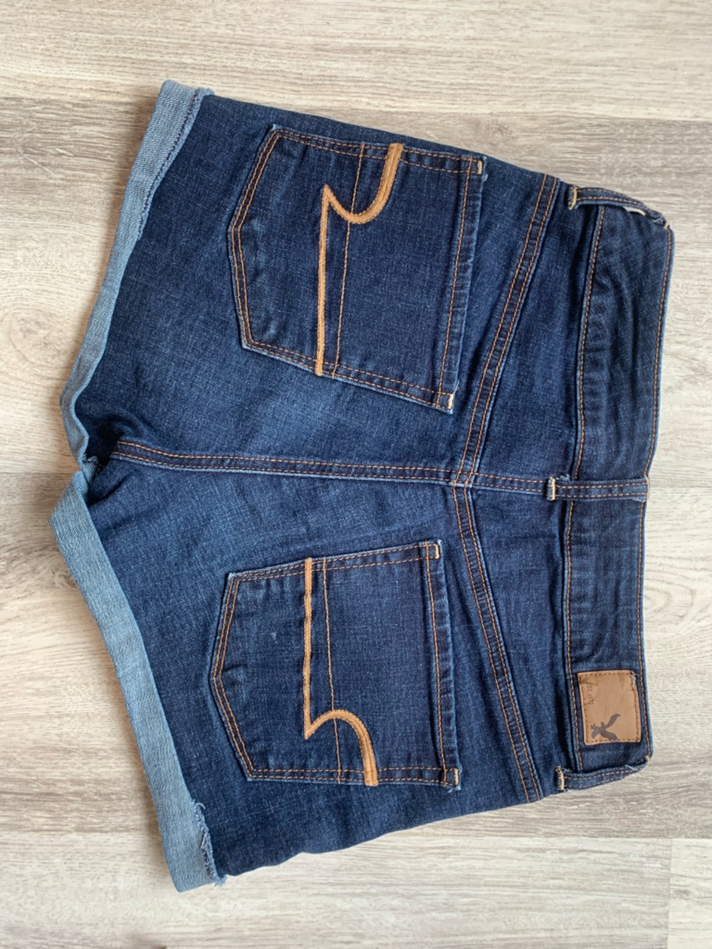 American Eagle Outfitters Dark Wash Jean Shorts #3929 - Picture 4 of 10